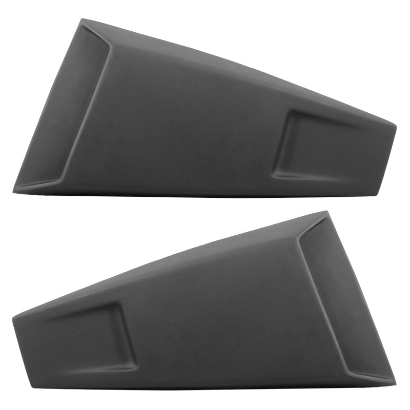 2005-2014 Ford Mustang Rear Window Louvers Side Vent Scoops ABS PU