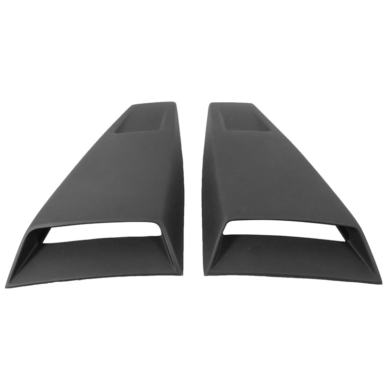 2005-2014 Ford Mustang Rear Window Louvers Side Vent Scoops ABS PU