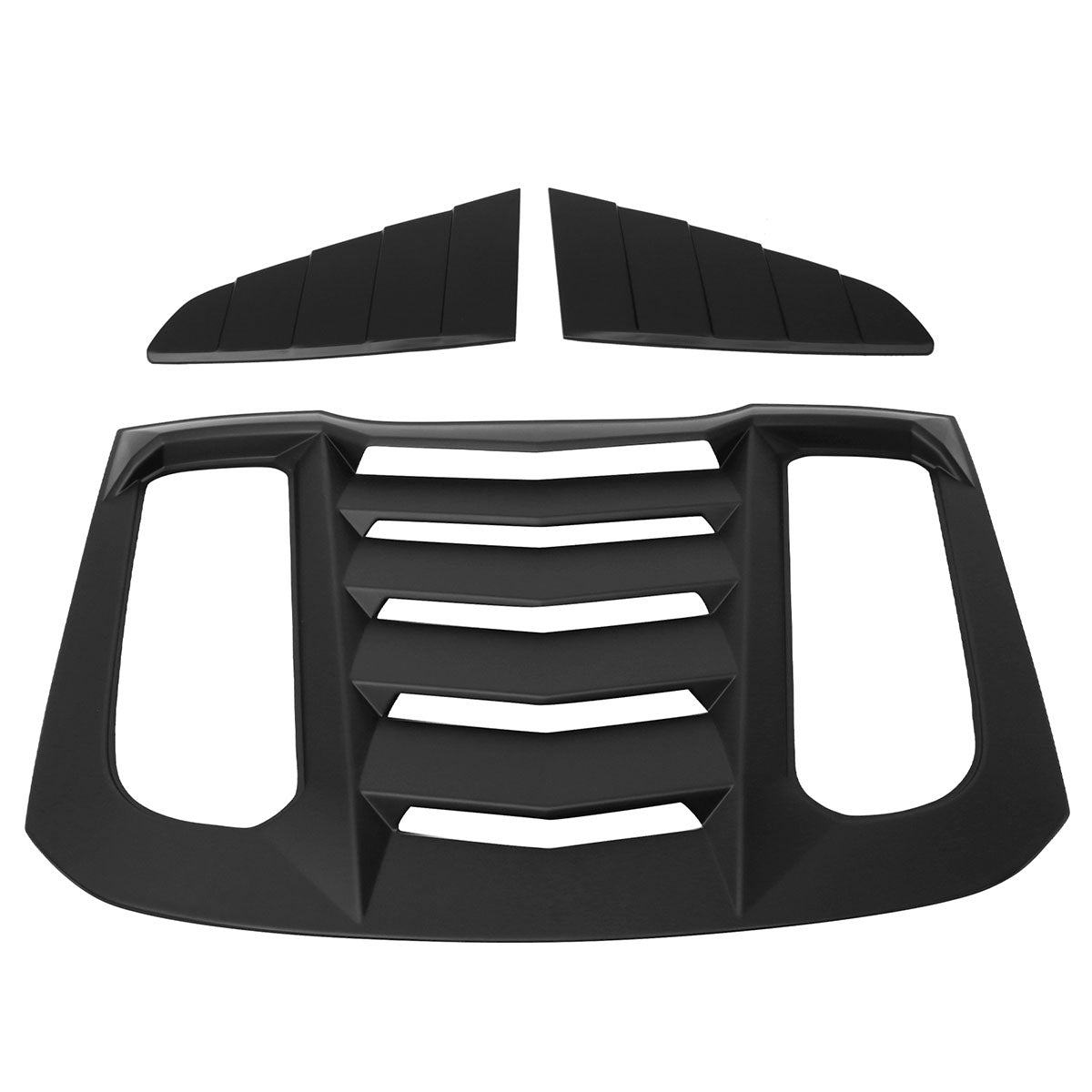 2015-2023 Ford Mustang Coupe Unpainted Rear Window Louver Side Vent