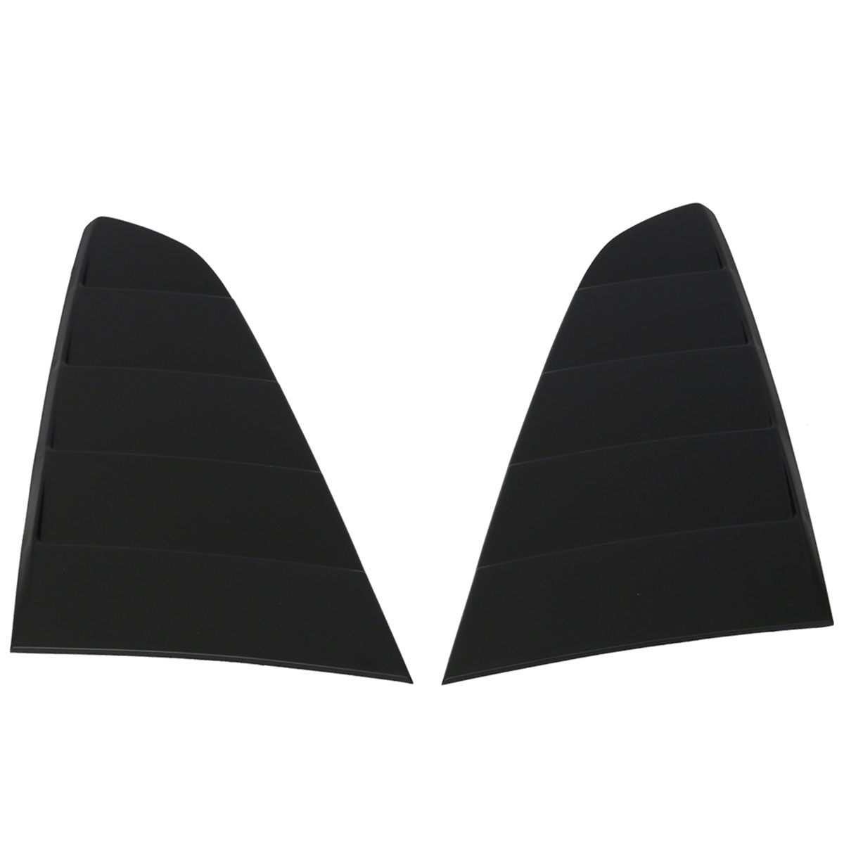 2015-2023 Ford Mustang Coupe V Style Rear Window Louver Side Vent ABS