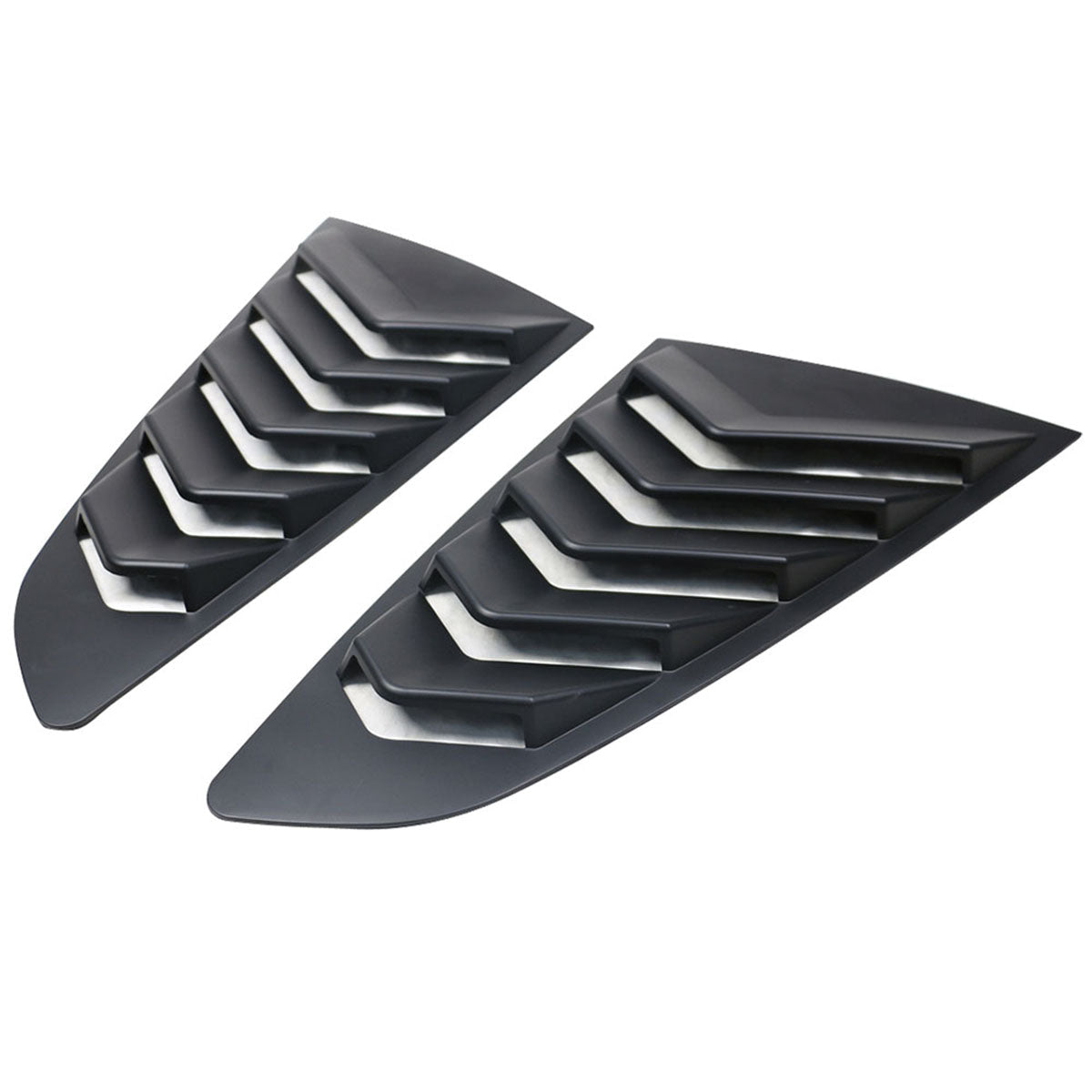 2015-2023 Ford Mustang Coupe Unpainted Rear Side Window Louver ABS