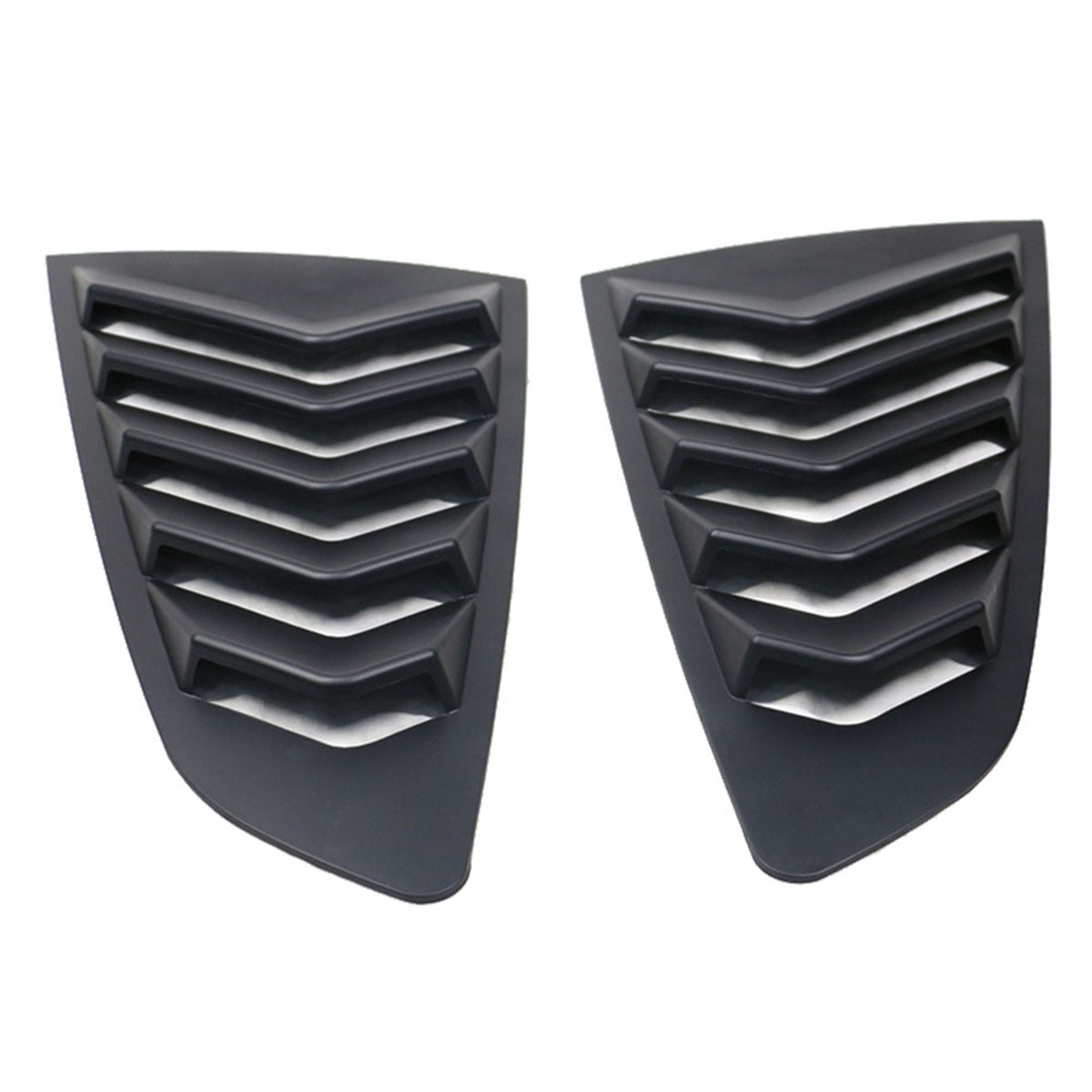 2015-2023 Ford Mustang Coupe Unpainted Rear Side Window Louver ABS