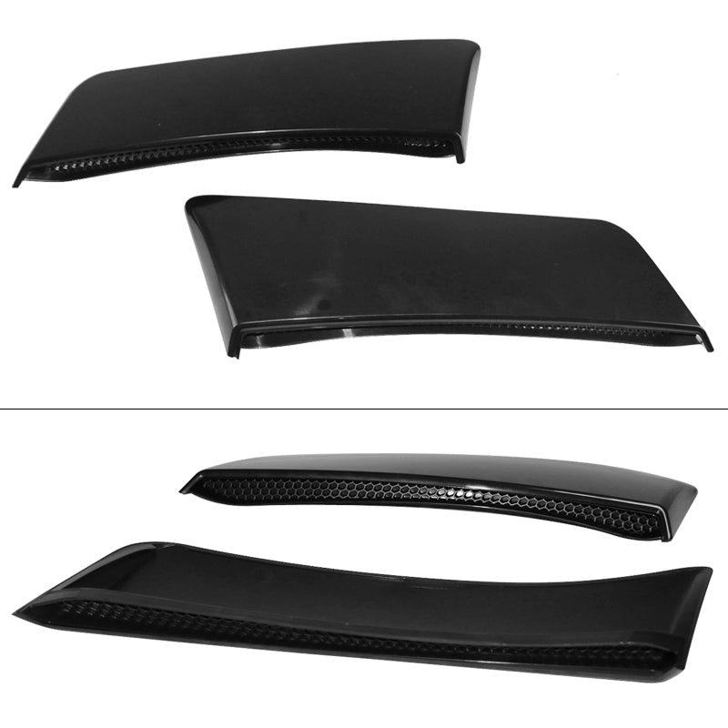 2015-2017 Ford Mustang Unpainted Side Window Louver Rear Fender Scoop
