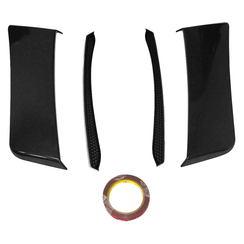 2015-2017 Ford Mustang Unpainted Side Window Louver Rear Fender Scoop