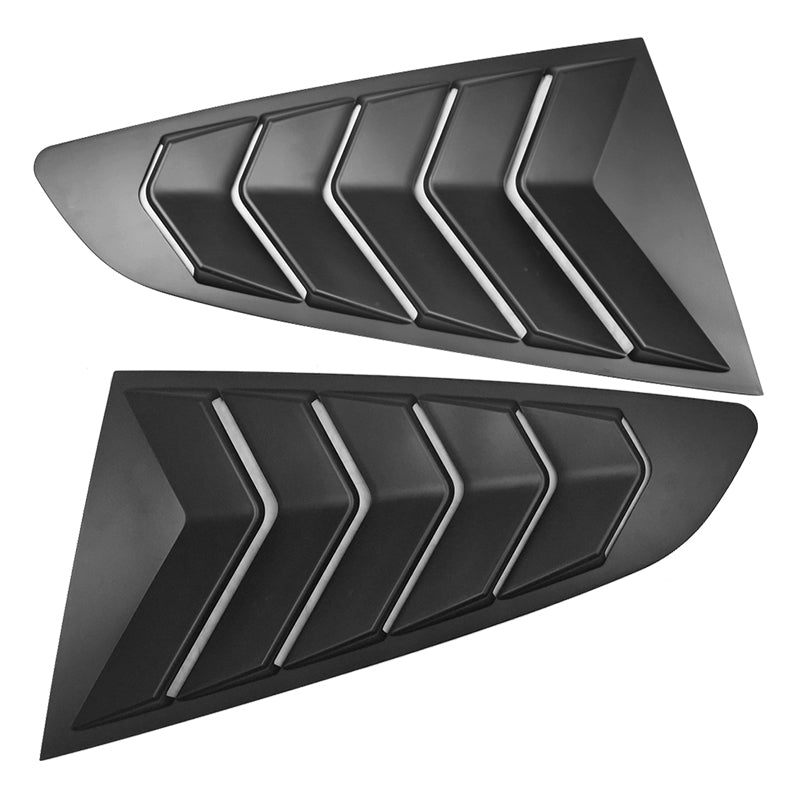 2015-2017 Ford Mustang Unpainted Side Window Louver Rear Fender Scoop