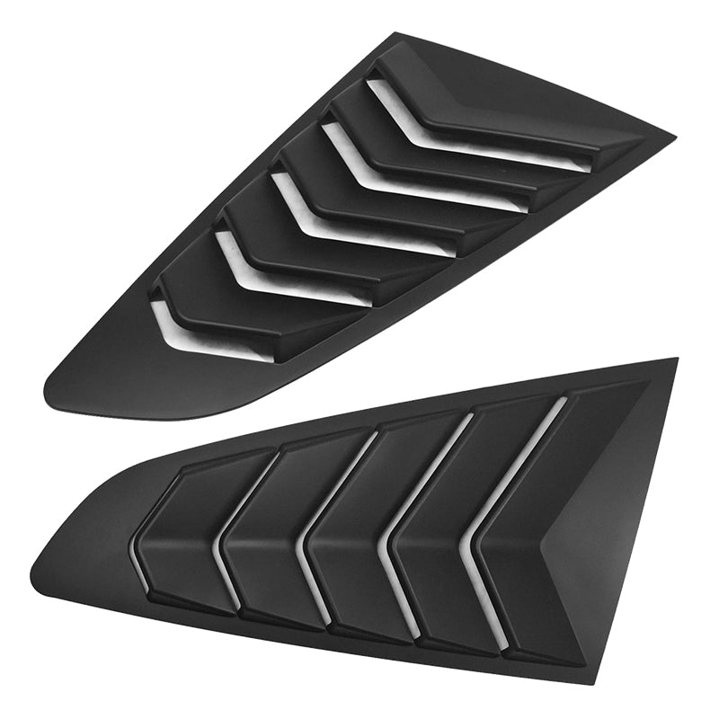 2015-2017 Ford Mustang Unpainted Side Window Louver Rear Fender Scoop