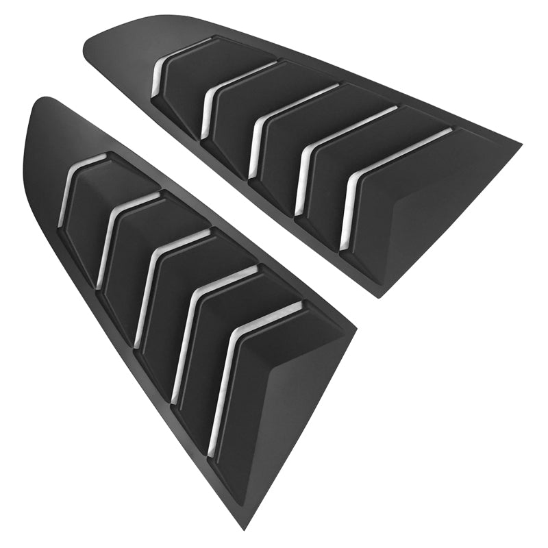 2015-2017 Ford Mustang Unpainted Side Window Louver Rear Fender Scoop