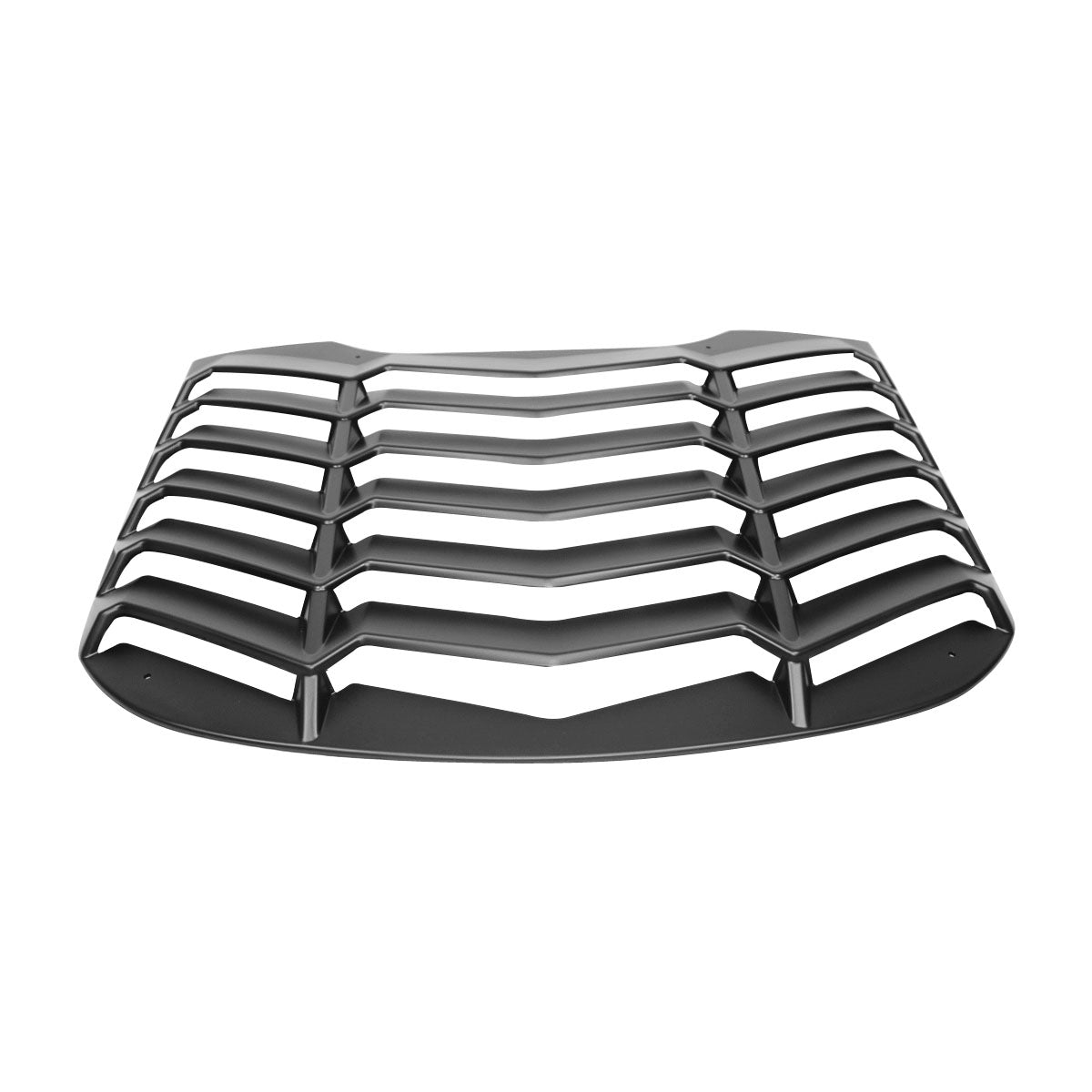 2015-2023 Ford Mustang Coupe Matte Black Rear Side Window Louver ABS