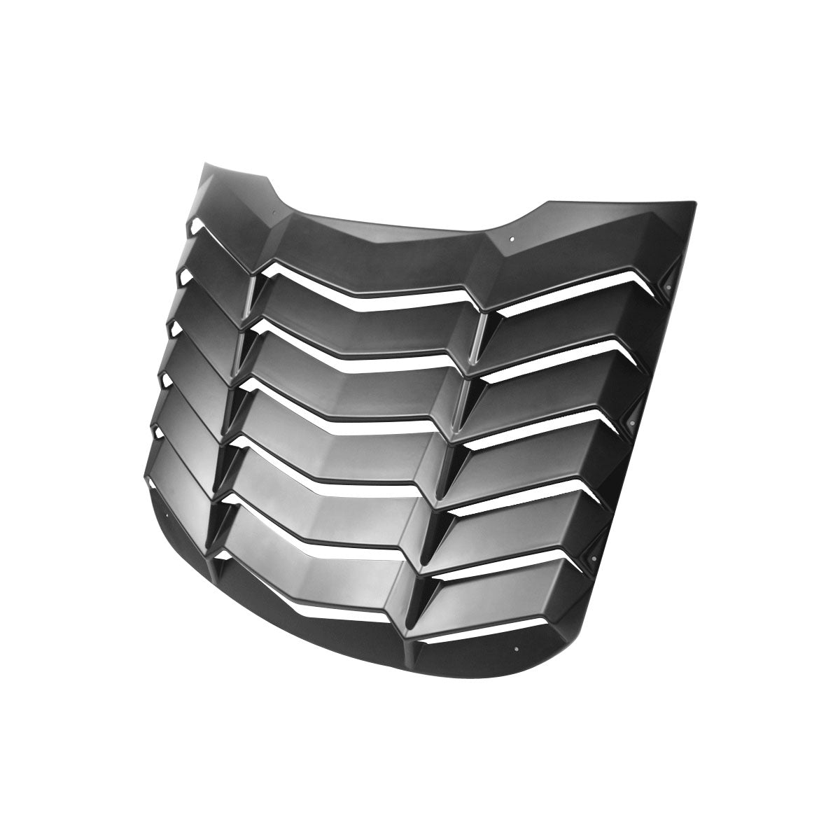 2015-2023 Ford Mustang Coupe Matte Black Rear Side Window Louver ABS