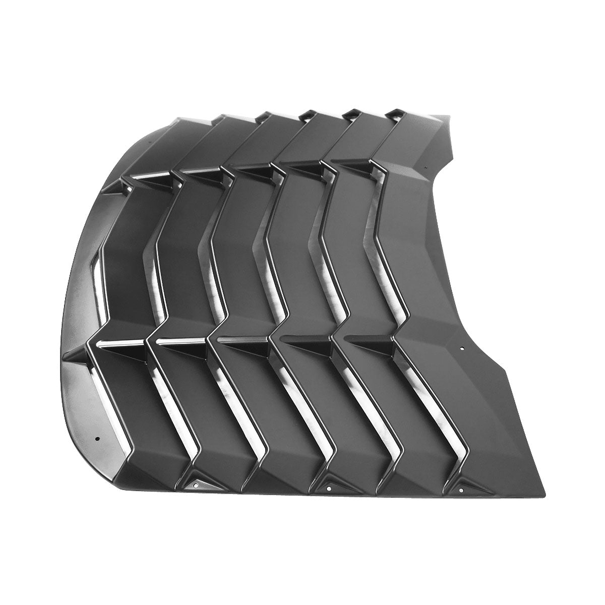 2015-2023 Ford Mustang Coupe Matte Black Rear Side Window Louver ABS