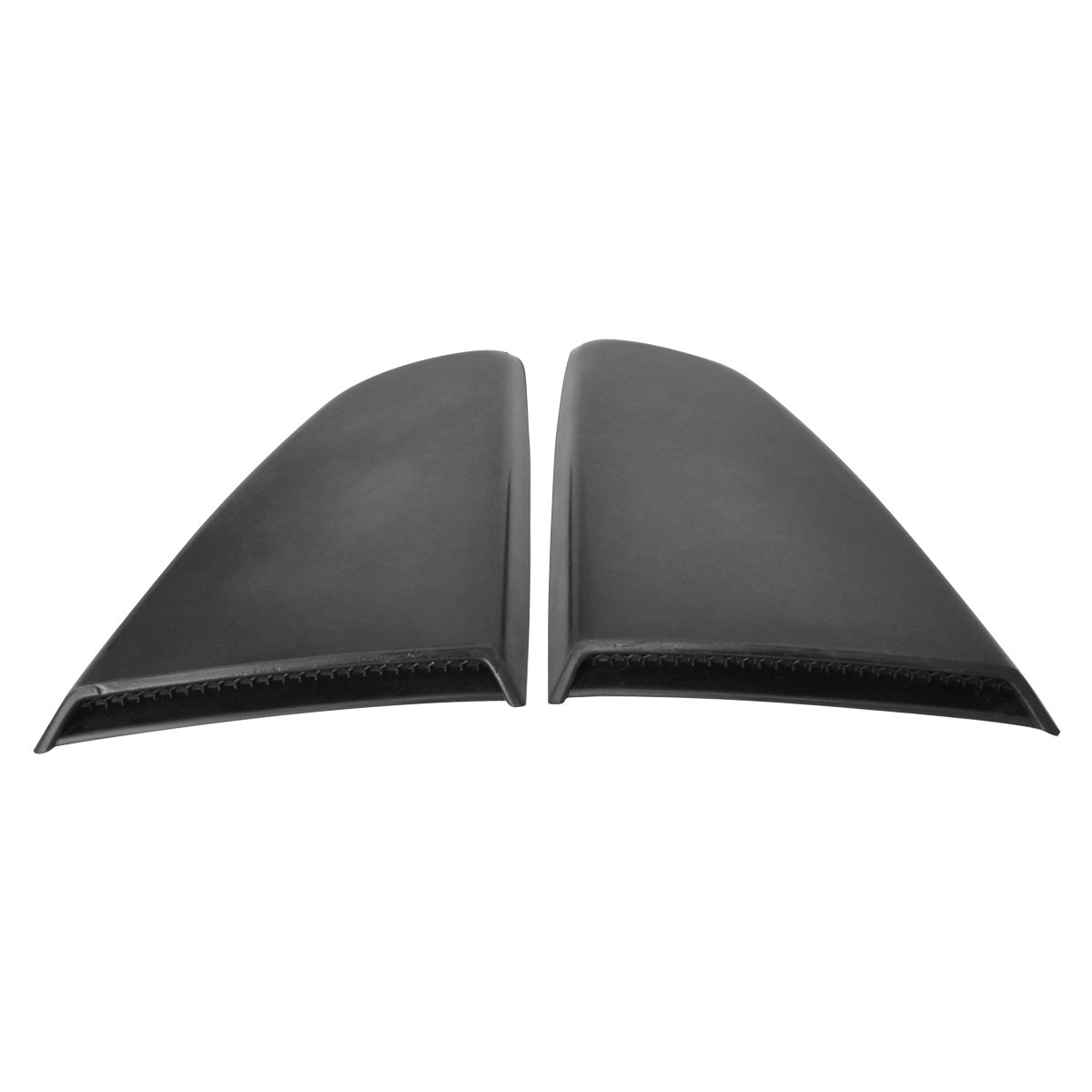 2015-2023 Ford Mustang Coupe Matte Black Rear Side Window Louver ABS
