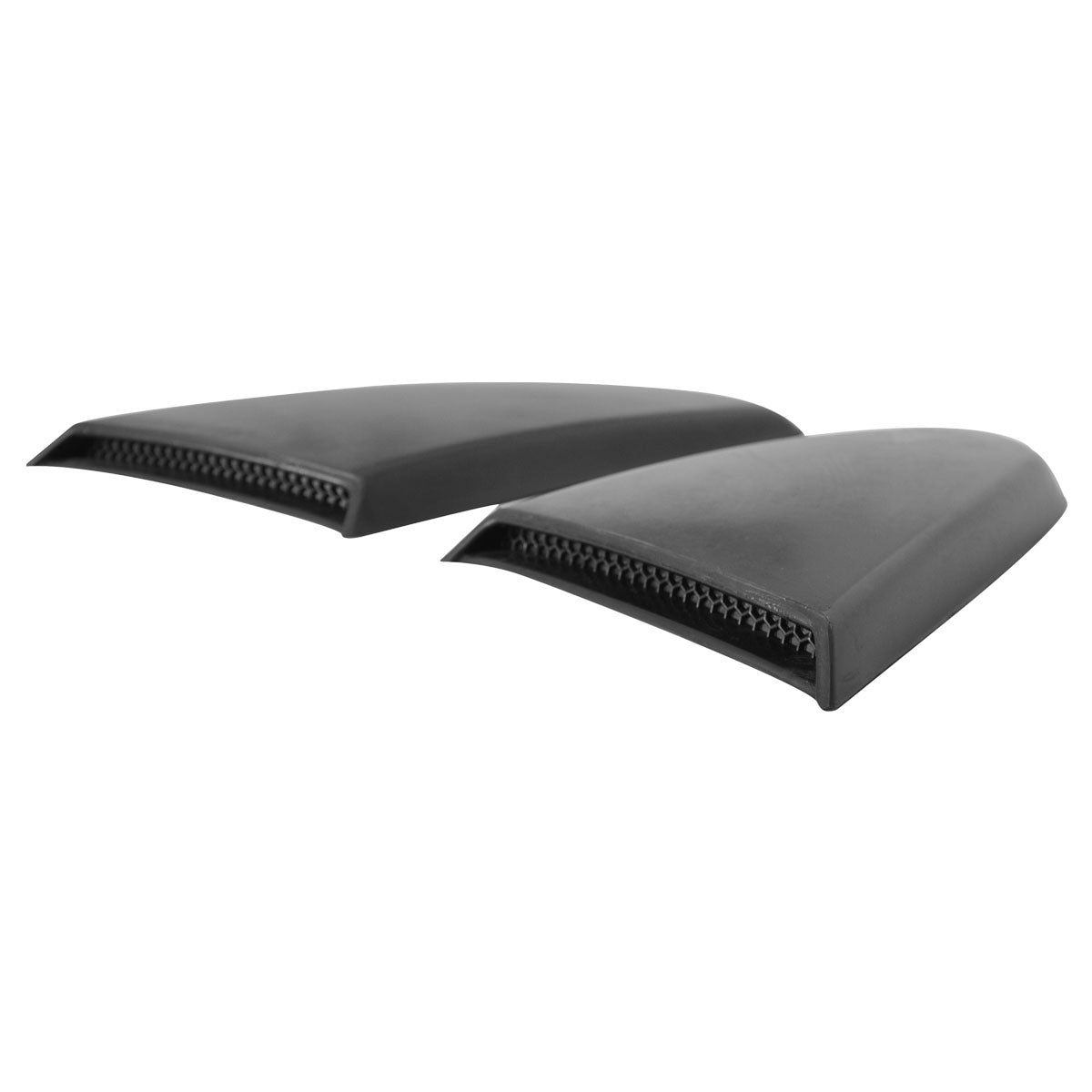 2015-2023 Ford Mustang Coupe Matte Black Rear Side Window Louver ABS
