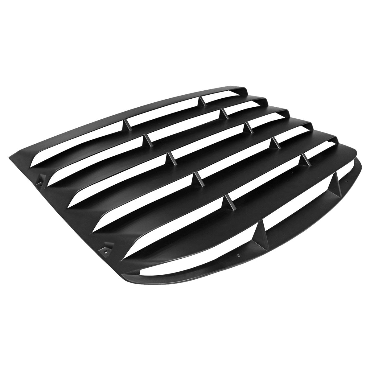 2015-2023 Ford Mustang GT Style Black Rear Side Window Louver ABS