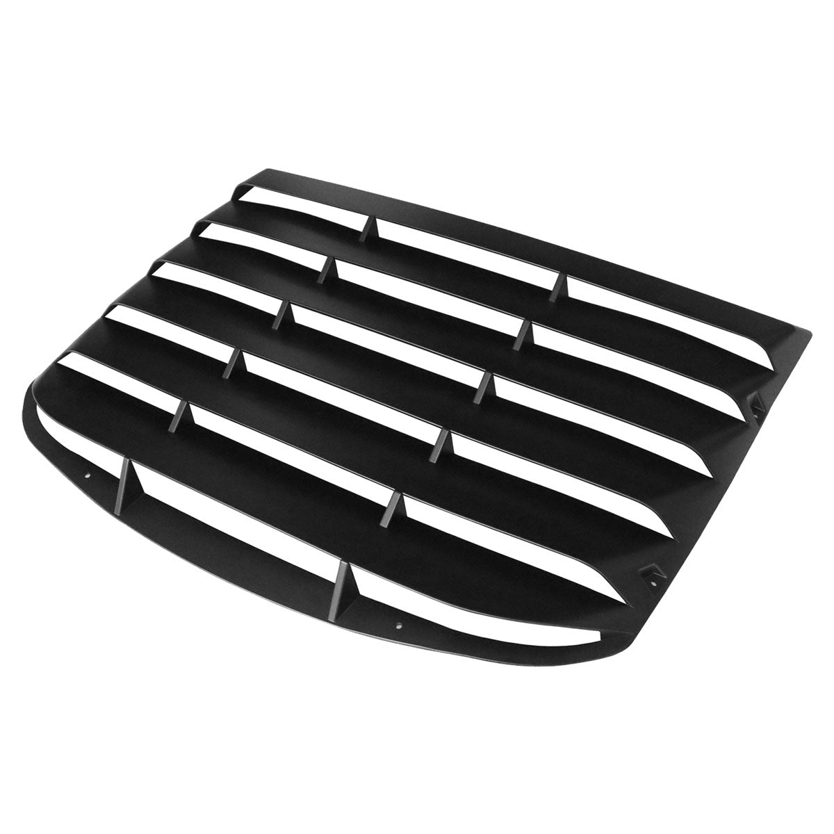 2015-2023 Ford Mustang GT Style Black Rear Side Window Louver ABS