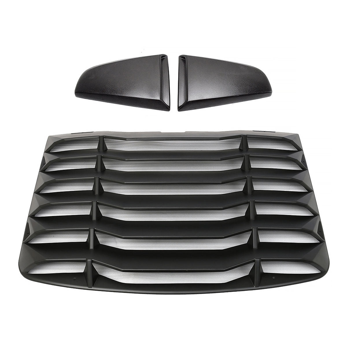 2003-2008 Nissan 350Z Black Rear Window Louver Side Vent ABS Plastic