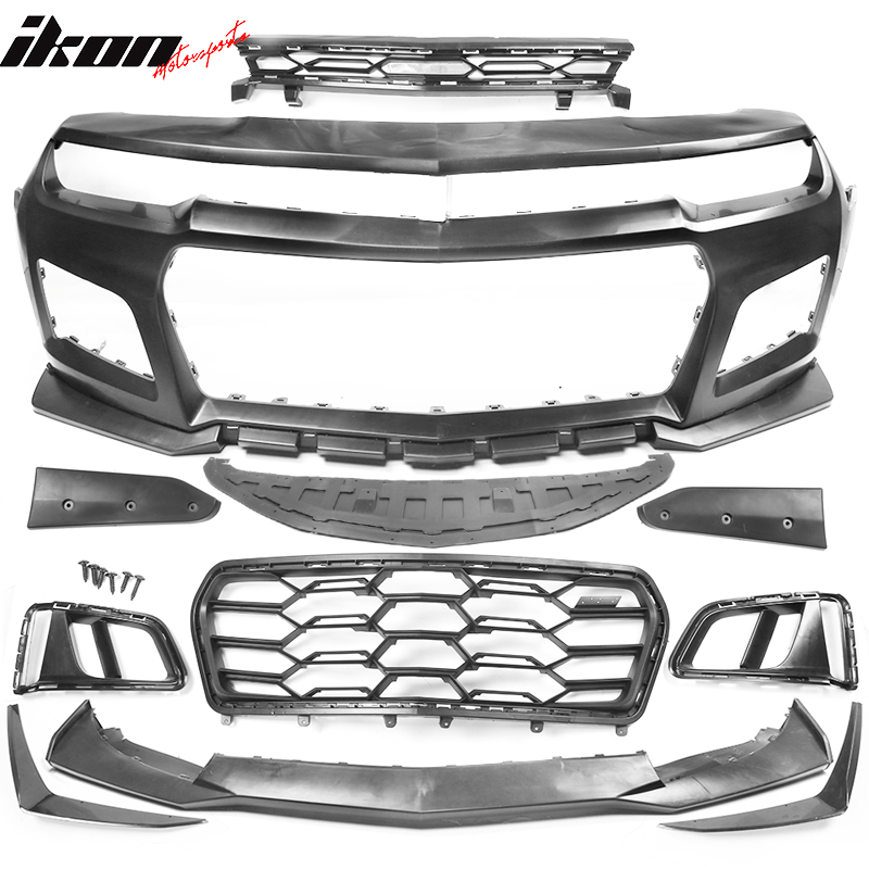 2010-2013 Chevy Camaro 1LE Style Front Bumper Cover PP w/ Harnesses
