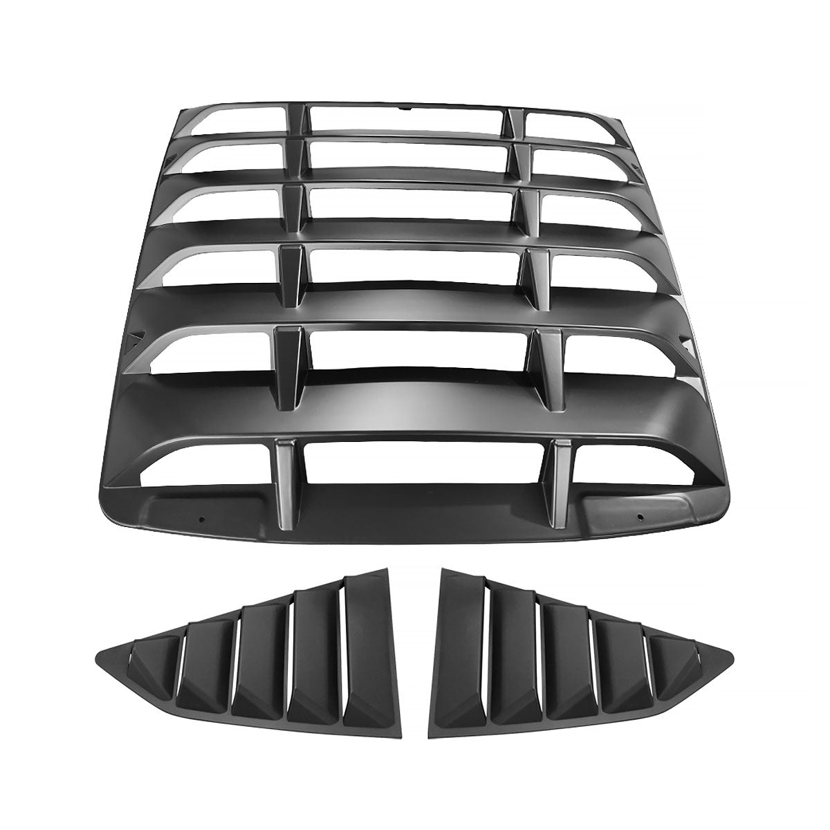 2014-2019 Chevy Corvette C7 Classic Style Side Rear Window Louvers ABS