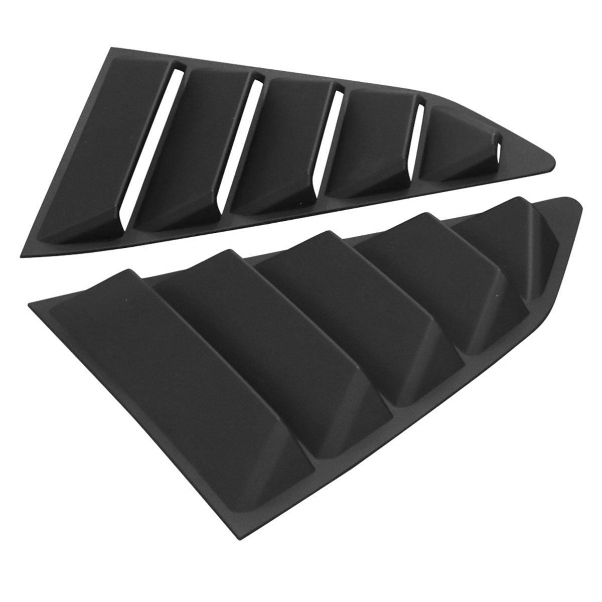 2014-2019 Chevy Corvette C7 Classic Style Side Rear Window Louvers ABS