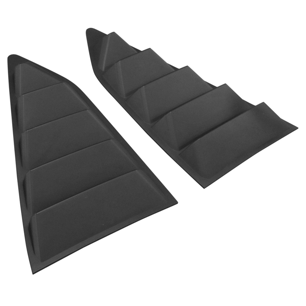 2014-2019 Chevy Corvette C7 Classic Style Side Rear Window Louvers ABS