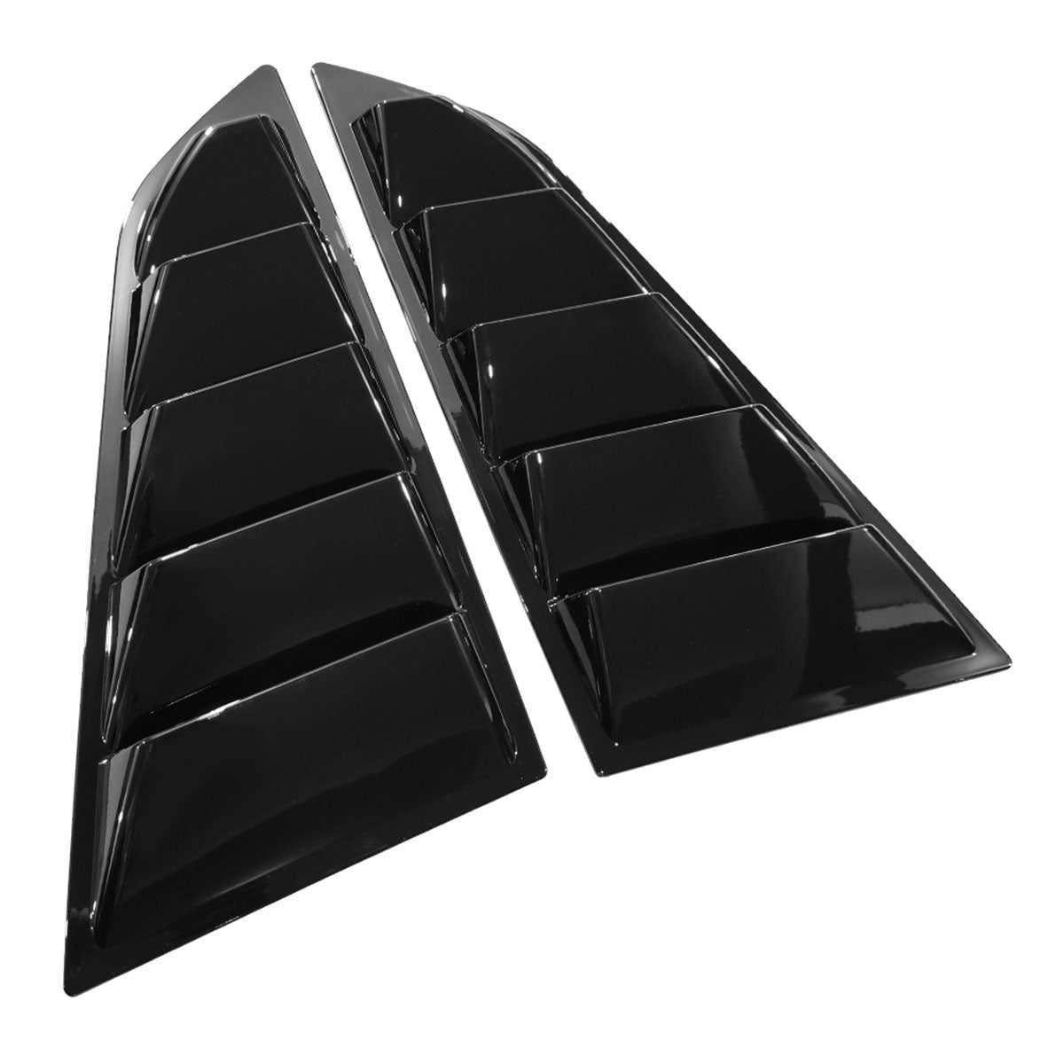 2014-2019 Chevy Corvette C7 Classic Style Side Rear Window Louvers ABS