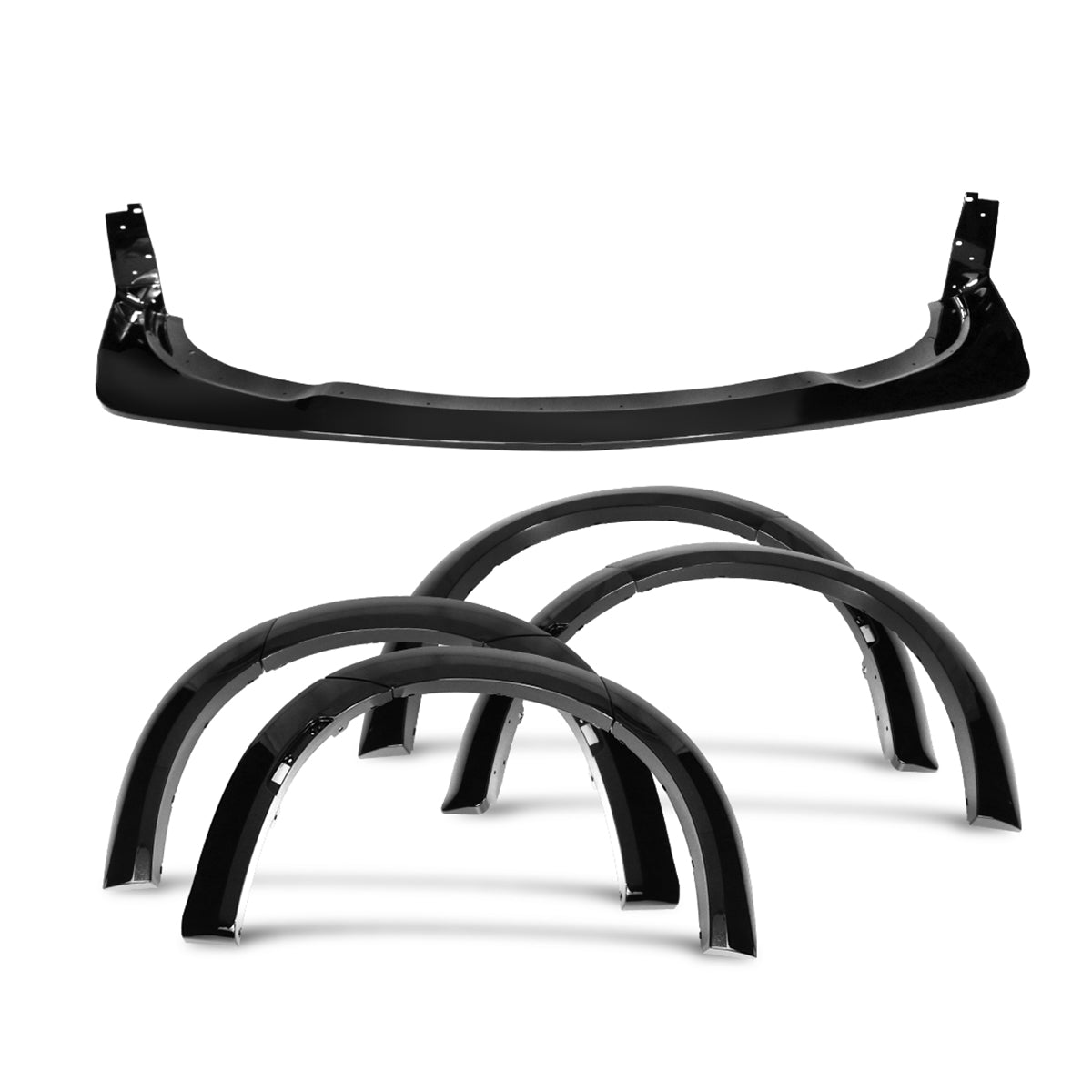 2015-2023 Dodge Charger Widebody Style Fender Flares+Front Lip ABS