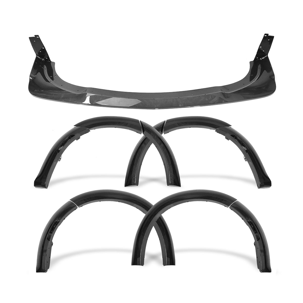 2015-2023 Dodge Charger SRT Widebody Front Bumper Lip Fender Flare ABS