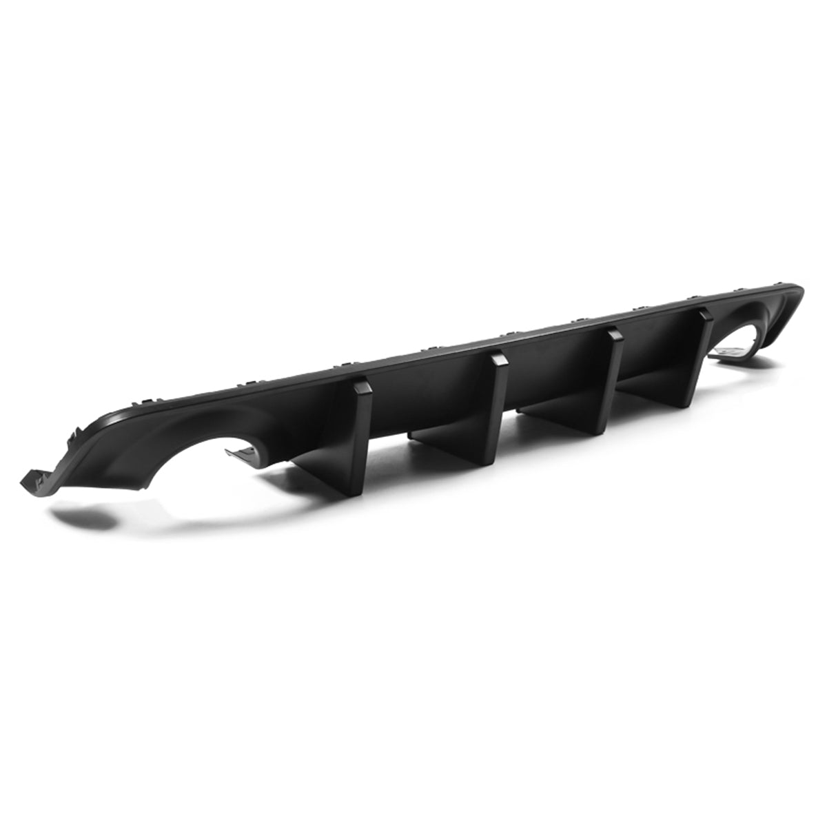 2015-2023 Dodge Charger IKON Matte Black Rear Bumper Cover Diffuer PP