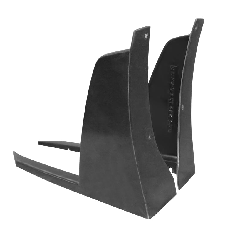 2014-2016 Scion TC Unpainted Black Front Bumper Lip Front Winglets PU