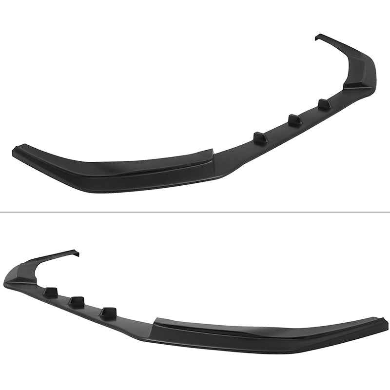 2014-2016 Scion TC Unpainted Black Front Bumper Lip Front Winglets PU