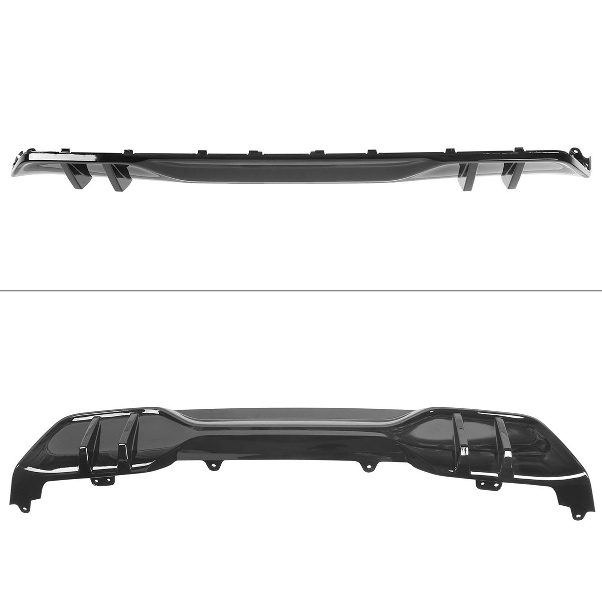 2019-2023 BMW G05 X5 M Sport Black Rear Aprons Rear Diffuser ABS 2PCS