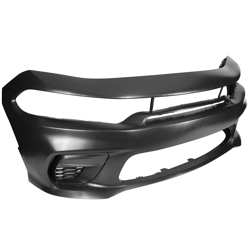 2015-2023 Dodge Charger Front Bumper & Grille Sedan Widebody Black PP