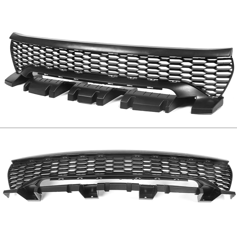 2015-2023 Dodge Charger Front Bumper & Grille Sedan Widebody Black PP