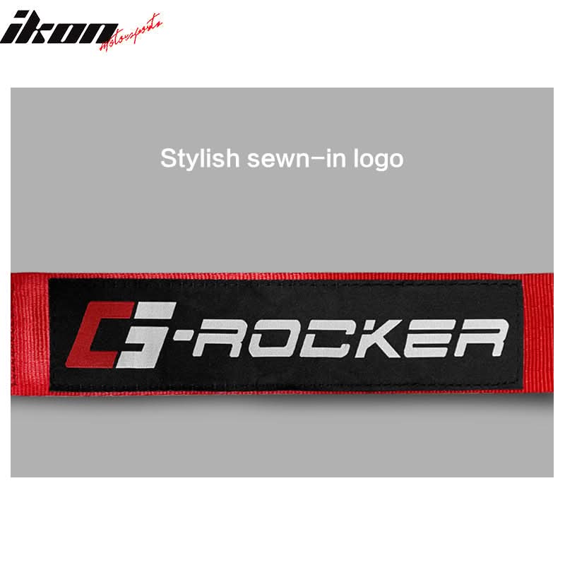 6 Point Red Go-kart UTV ATV Racing Harness Buckle Seat Belt Nylon