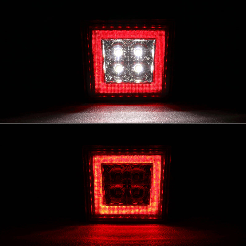 2006-2011 Honda Civic Mugen RR Style Red 3rd Brake Light Rear Diffuser