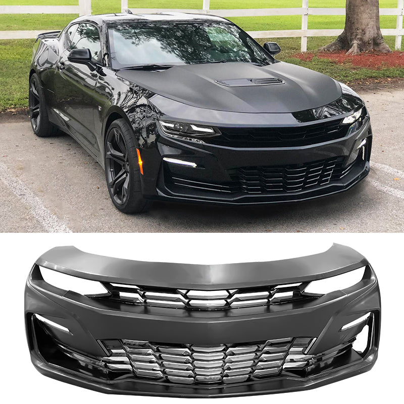 2019-2024 Chevrolet Camaro 19 SS Style Unpainted Front Bumper Cover