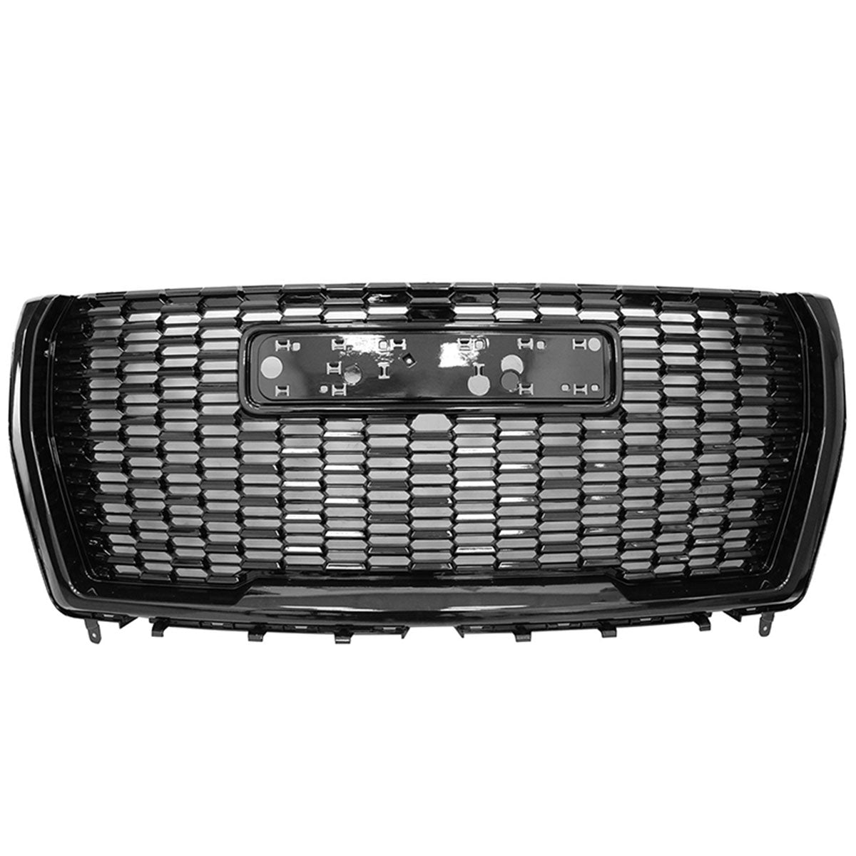 2021-2023 GMC Yukon XL Denali Style Gloss Front Grille with Hood Guard