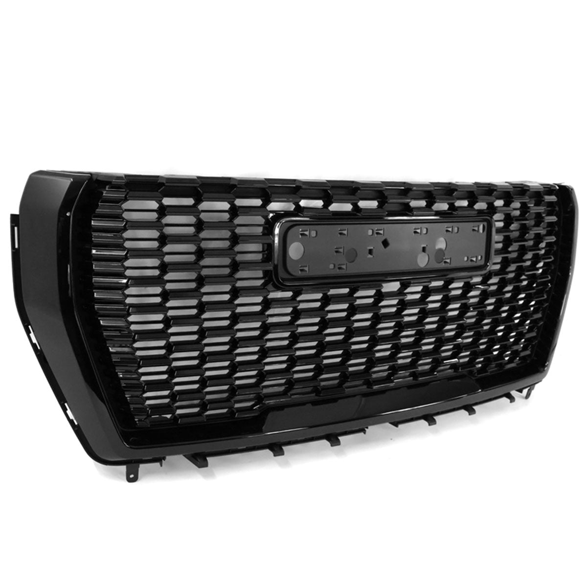 2021-2023 GMC Yukon XL Denali Style Gloss Front Grille with Hood Guard