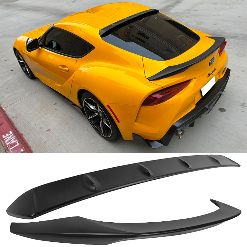 2000-2025 Toyota GR Supra MK5 V2 Unpaint TRD Trunk + Roof Spoiler ABS