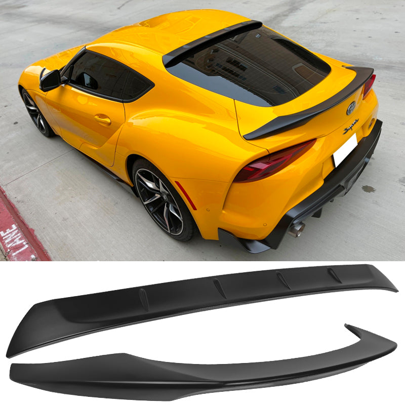 2020-2025 Toyota GR Supra MK5 Unpaint TRD Style Trunk and Roof Spoiler
