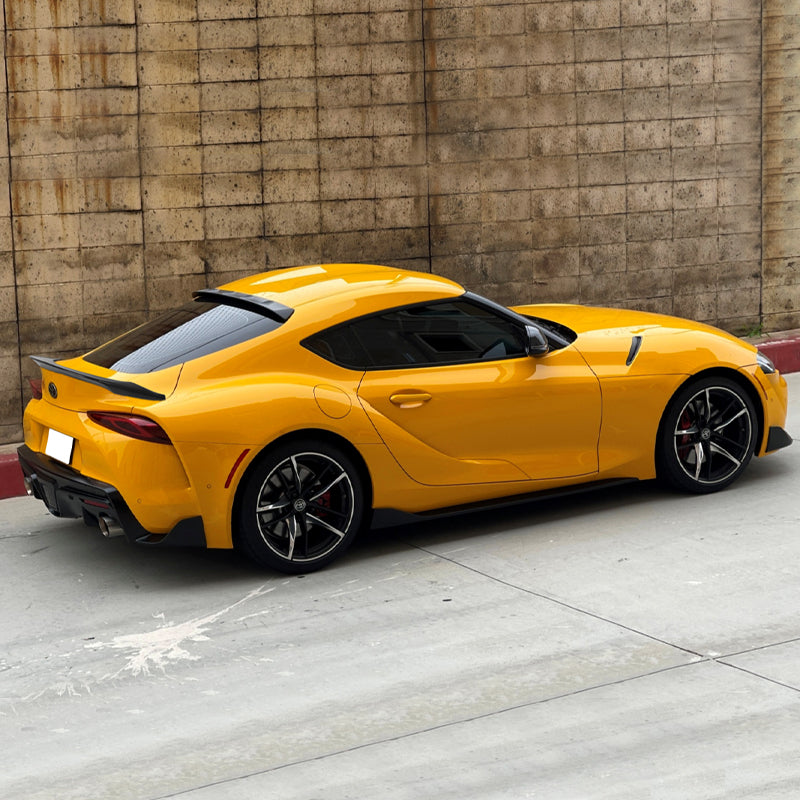 2020-2025 Toyota GR Supra MK5 Unpaint TRD Style Trunk and Roof Spoiler