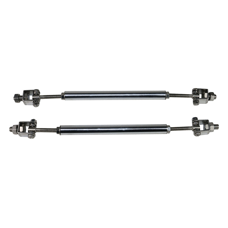 Honda Civic 62"-66" 3PCS B Style Black Front Lip with Strut Rods