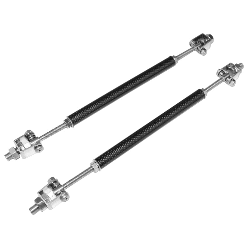 Honda Civic 62"-66" 3PCS B Style Black Front Lip with Strut Rods