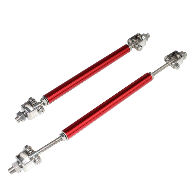 Honda Civic 62"-66" 3PCS B Style Black Front Lip with Strut Rods