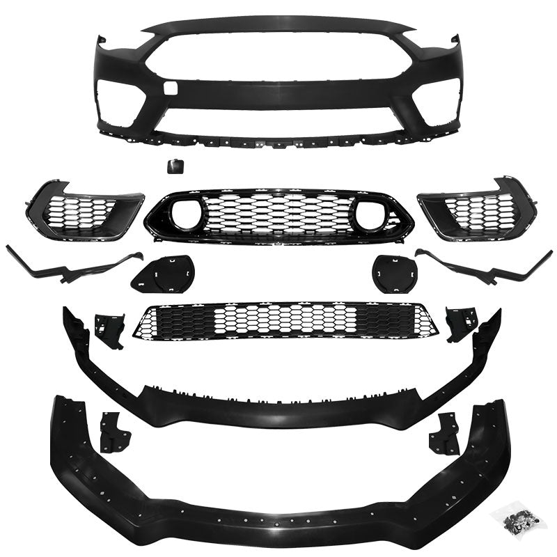 2018-2023 Ford Mustang Mach 1 Style Front Bumper Handling Package Lip