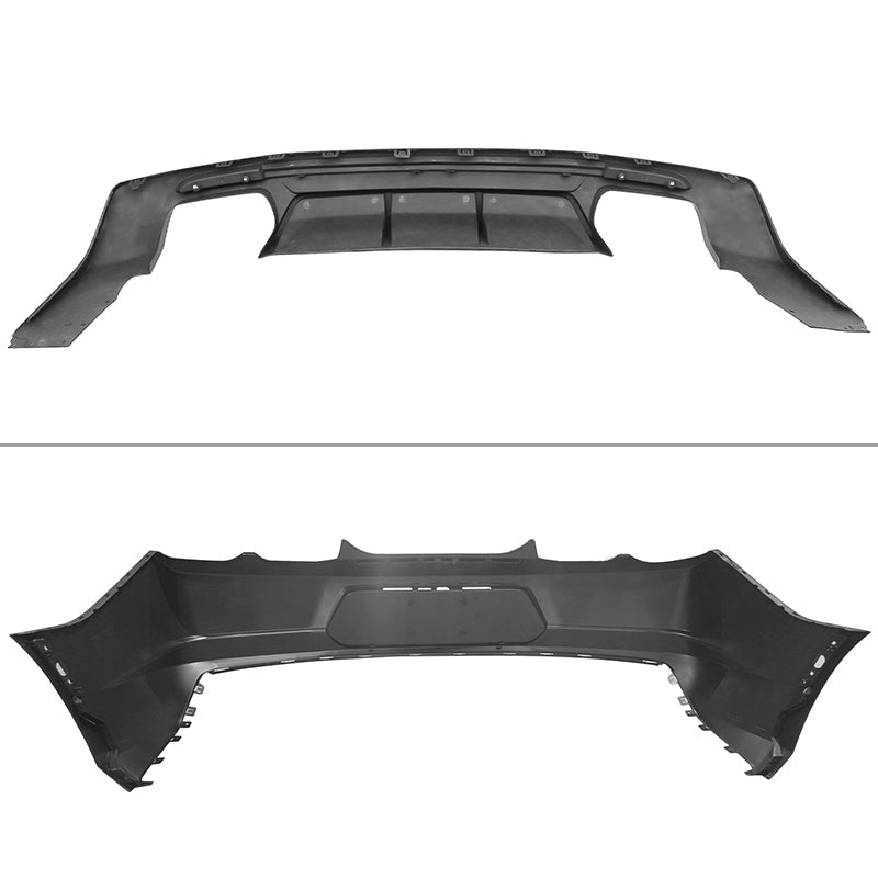 2019-2024 Camaro OE Style Replacement Rear Bumper Cover Gloss Diffuser