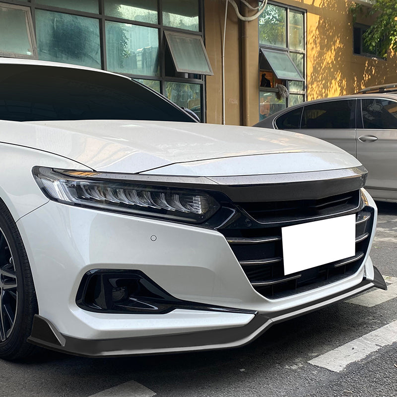 2021-2022 Honda Accord IKON V4 3PCS Front Bumper Lip PP