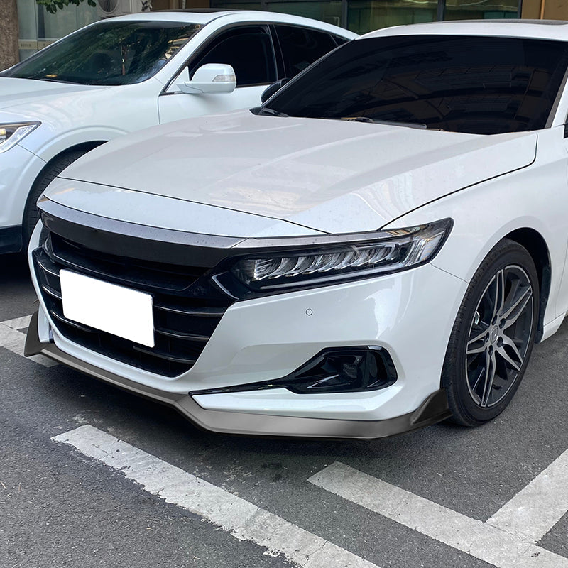 2021-2022 Honda Accord IKON V4 3PCS Front Bumper Lip PP