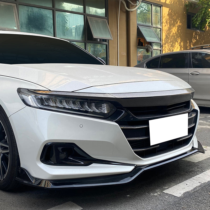 2021-2022 Honda Accord IKON V4 3PCS Front Bumper Lip PP