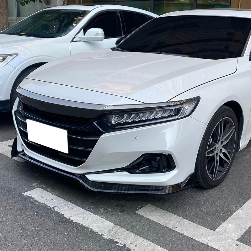 2021-2022 Honda Accord IKON V4 3PCS Front Bumper Lip PP