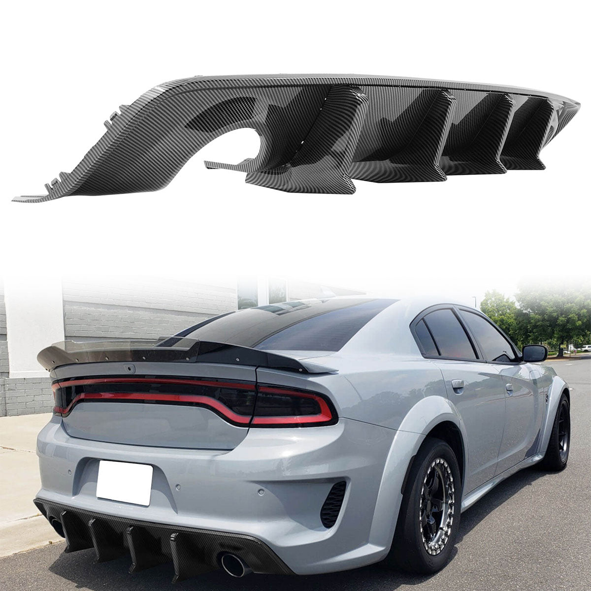 2020-2023 Charger Widebody Rear Diffuser 2PCS PP